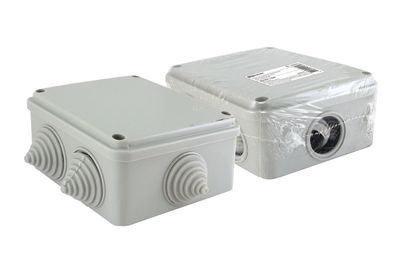 Монтажные коробки открытой установки IP44, IP54, IP55 - серые RAL 7035 для розничных продаж