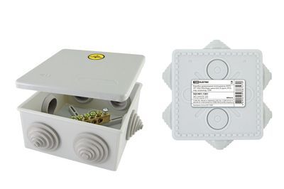 Монтажные коробки открытой установки IP44, IP55, уравнивания потенциалов, инд. штрихкод