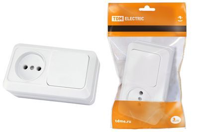 Серия "Ладога" IP20 (открытая установка) - цвет белый"