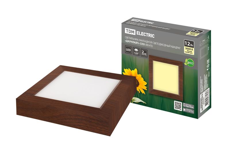 Светильники LED даунлайты ЭКО под дерево СПО TDM