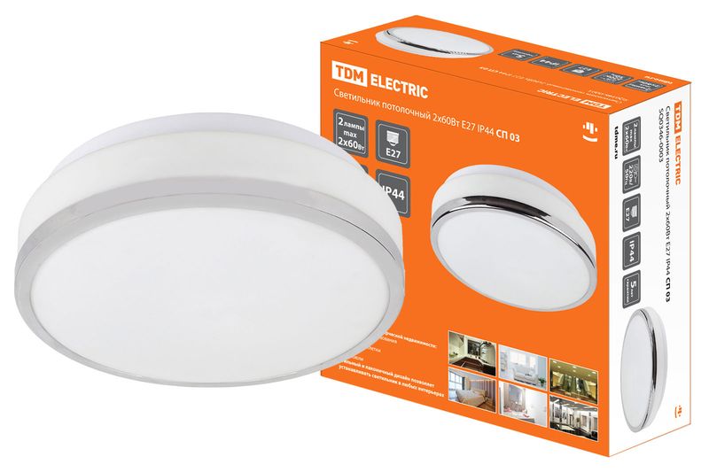 Светильники потолочные серии СП