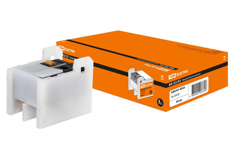 Дополнительные устройства ВА88 - аварийные (АК) и дополнительные (ДК) контакты