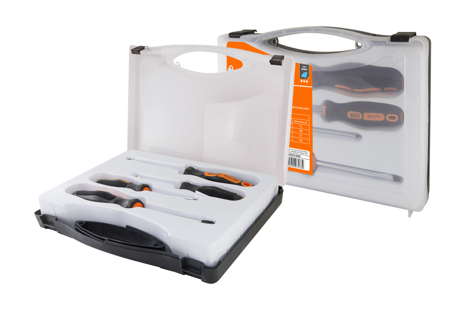 Наборы отверток слесарных с двухкомпонентной рукояткой