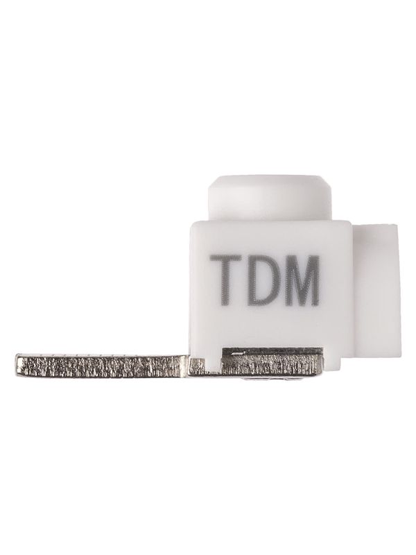 Вводная клемма для модульного оборудования изолированная, зажим винтовой 4-25мм², прямая, 100А, ввод прямой, PIN L-28мм TDM