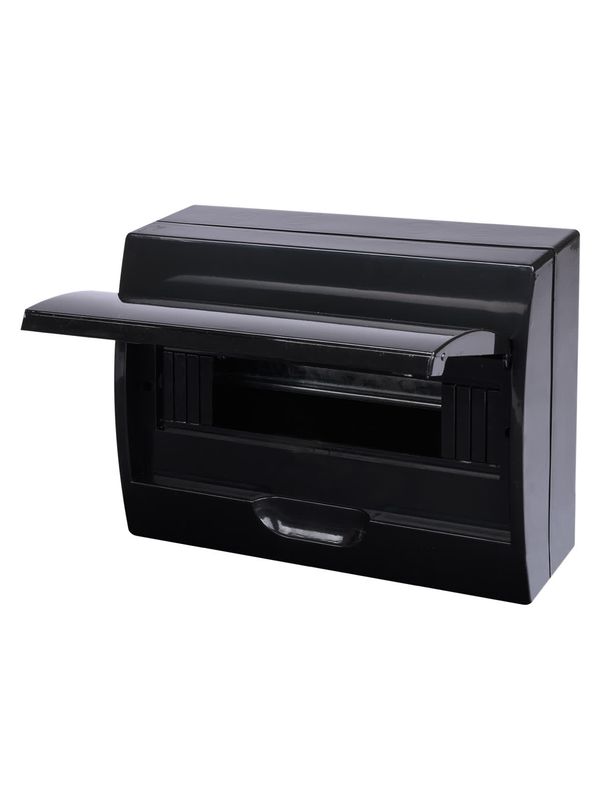 Бокс ЩРН-П-12 модулей навесной пластик IP41, Антрацит TDM