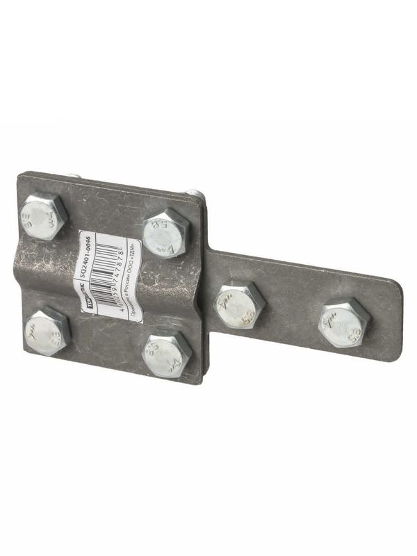 Зажим контрольный полоса-прут , полоса 40х4 - прут Ø6-10 мм, термодиффузия (упак. 1 шт.) TDM