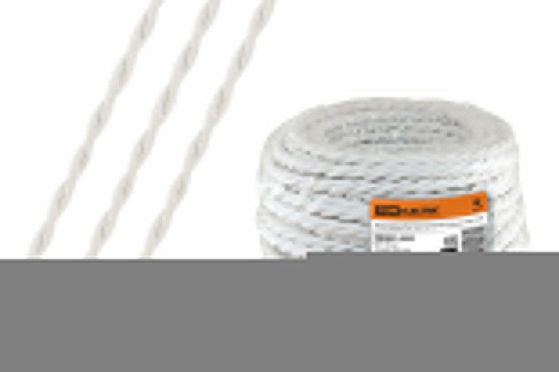 Ретро провод "Эко" 2х2,5 витой ГОСТ белый (20м) TDM