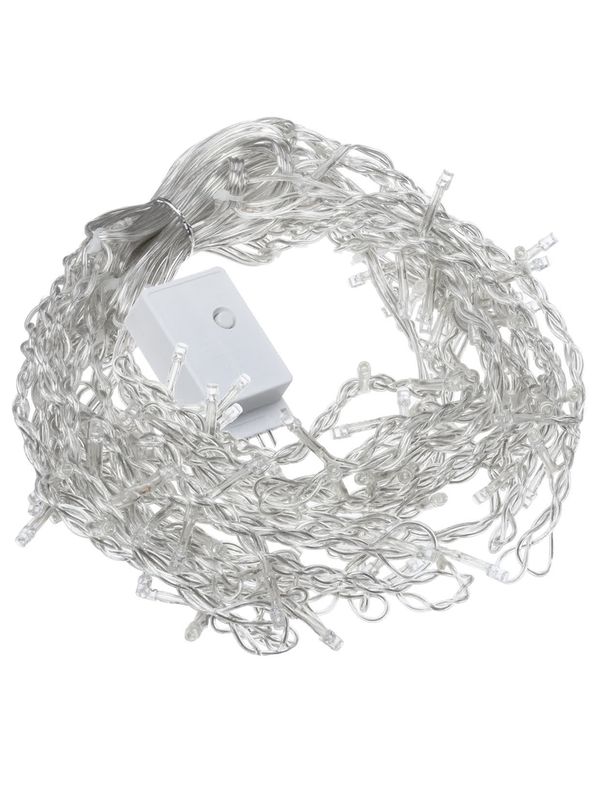 Гирлянда светодиодная "Занавес" 1,5х1,5 м, 168LED, многоцветн., 8 режимов, 250 В, IP20, TDM