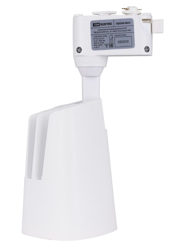 Светильник трековый однофазный LED TRL-02-045-WW 45 Вт, 24°, 3000 К, 90 Ra, белый, TDM — изображение 6