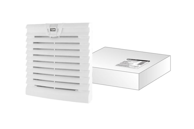 Вентиляционная решетка с фильтром для вентилятора ВФУ SQ0832-0111 (152 мм) TDM SQ0832-0116