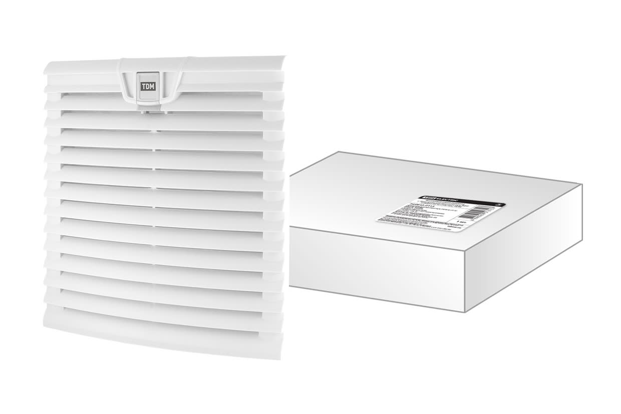 Вентиляционная решетка с фильтром для вентилятора ВФУ SQ0832-0113 (255 мм) TDM SQ0832-0118