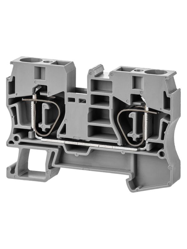 Зажим клеммный безвинтовой (ЗКБ) 10мм2 70А серый TDM