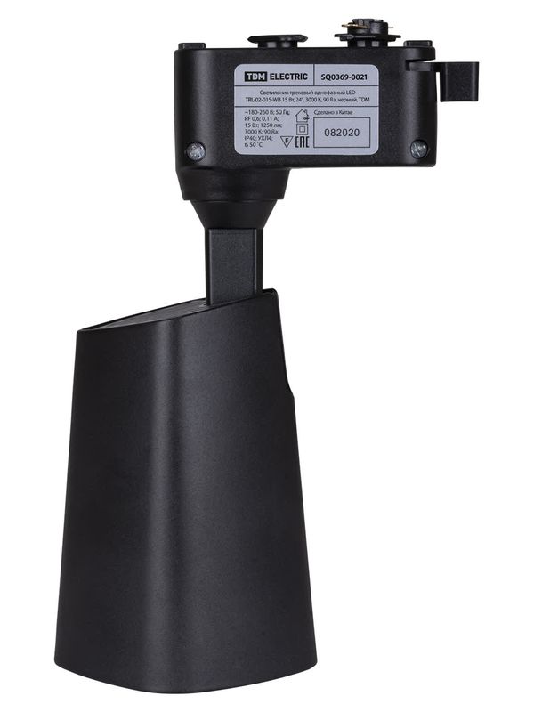 Светильник трековый однофазный LED TRL-02-015-NB 15 Вт, 24°, 4000 К, 90 Ra, черный, TDM — изображение 7