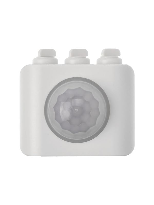 Датчик движения инфракрасный (настенный) ДДС-Н-01 (100Вт, 10-420с, 6м, 10+Лк, 120гр, IP20) "Народный"