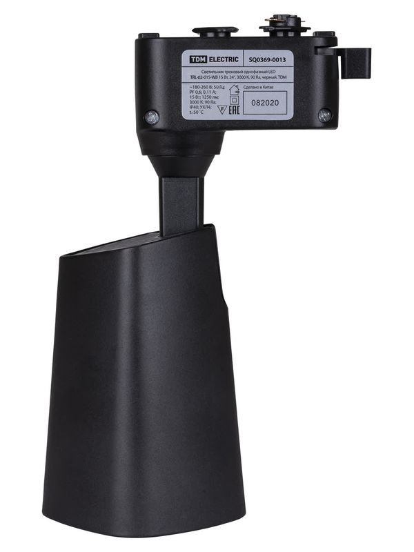Светильник трековый однофазный LED TRL-02-015-WB 15 Вт, 24°, 3000 К, 90 Ra, черный, TDM — изображение 4