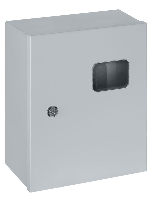 Корпус металлический ЩУ-3ф/1-0 (1 дверь) (395х310х150) IP54 Народный эконом