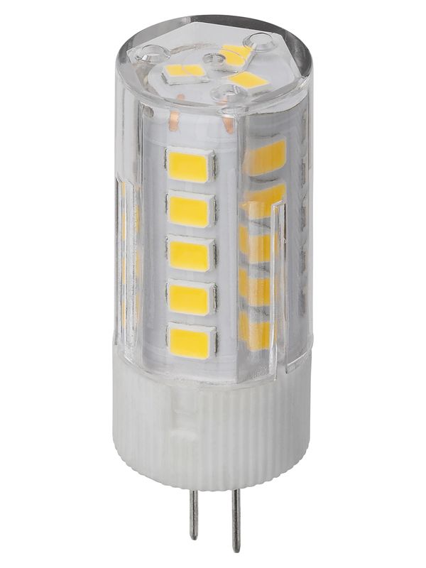 Лампа светодиодная G4-3 Вт-AC/DC 12 В-3000 К, SMD, 16x43 мм TDM — изображение 3