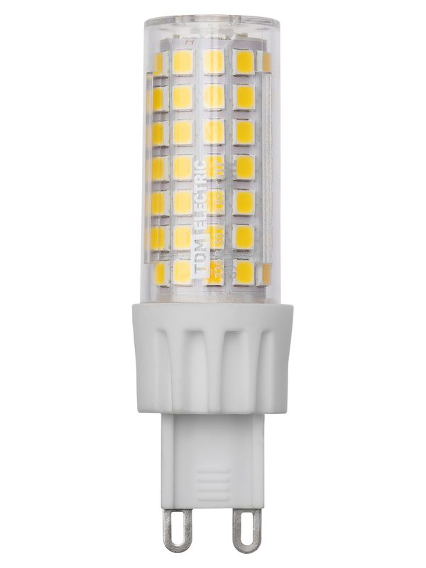 Лампа светодиодная G9-9 Вт-230 В-6500 К, SMD, 21,5x70,5 мм TDM — изображение 3