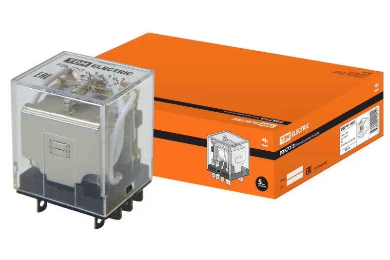 Реле РЭК77/3 10А 230В АC TDM SQ0701-0001