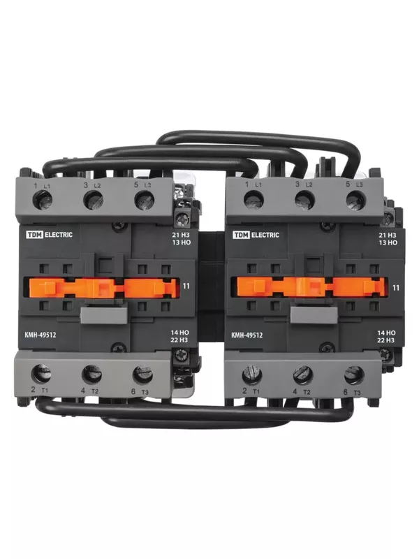 Контактор КМН-39532 реверс 95А 400В/АС3 2НО; 2НЗ TDM