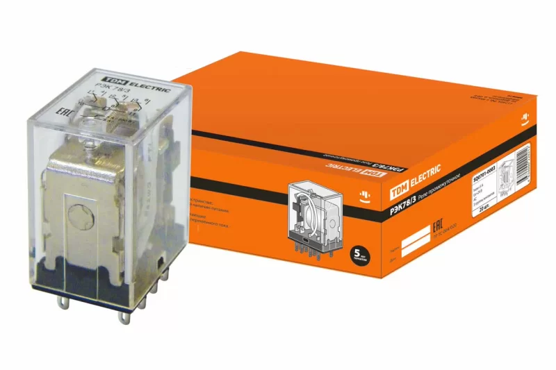 Реле РЭК78/3 5А 24В AC TDM SQ0701-0003