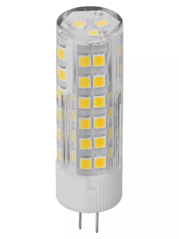 Лампа светодиодная G4-5 Вт-AC/DC 12 В-3000 К, SMD, 16x57 мм TDM — изображение 2