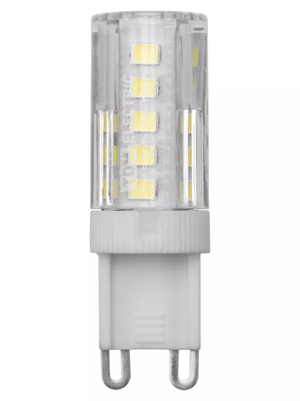 Лампа светодиодная G9-5 Вт-230 В-6500 К, SMD, 16x49 мм TDM — изображение 4