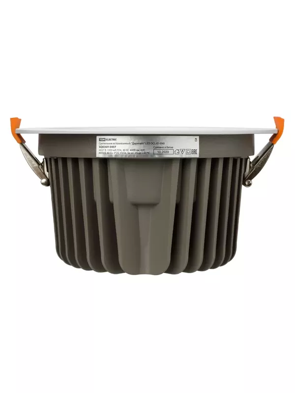 Светильник встраиваемый "Даунлайт" LED DCL-01-040 40 Вт, 4000 К, 80 Ra, IP20, прозрачный расс., TDM — изображение 7