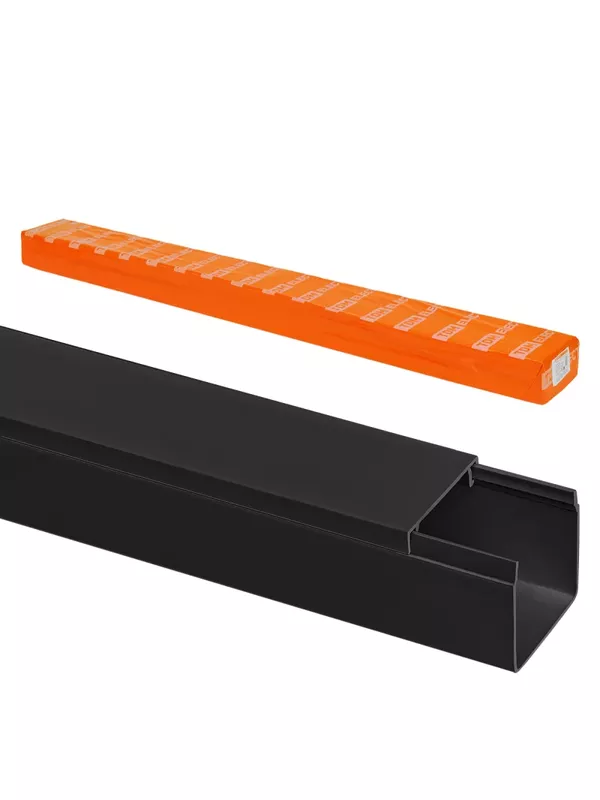 Кабель-канал 25х25 (2 м) чёрный TDM