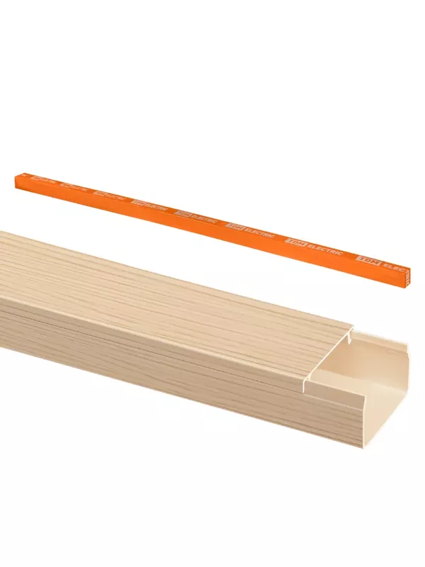 Кабель-канал 25х16 (6 шт по 2 м) "ЭКО" 3D сосна (розн.упак.) TDM