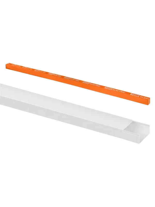 Кабель-канал 80х40 (1 шт по 2 м) белый (розн.упак.) TDM