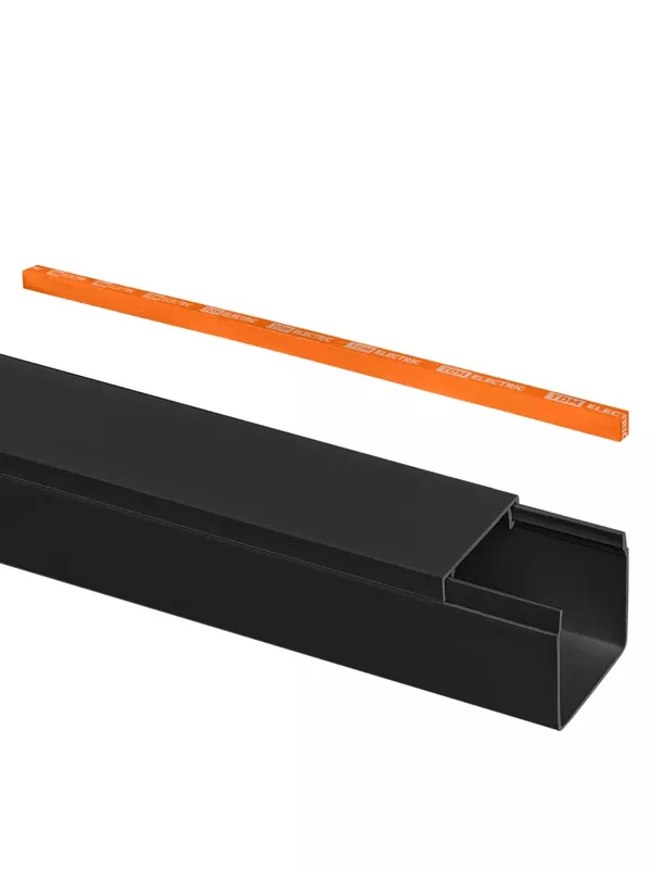 Кабель-канал 25х25 (4 шт по 2 м) чёрный (розн.упак.) TDM