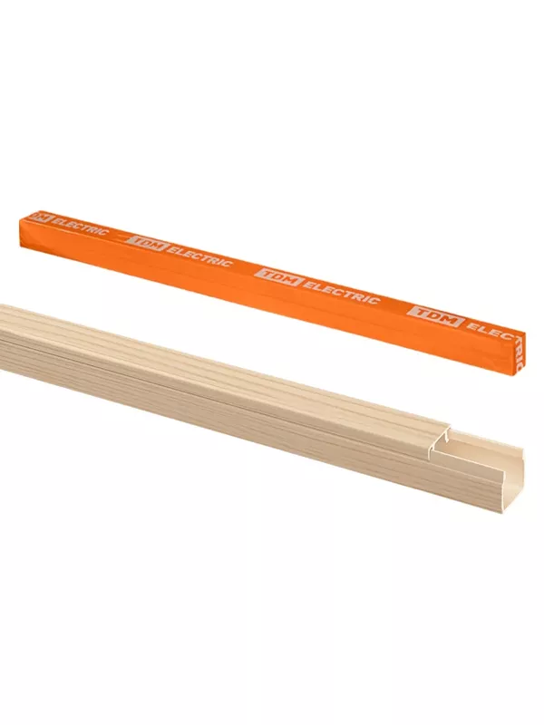 Кабель-канал 12х12 (12 шт по 1 м) "ЭКО" 3D сосна (розн.упак.) TDM