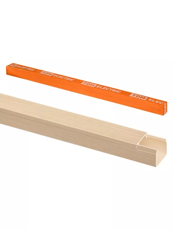 Кабель-канал 16х16 (6 шт по 1 м) "ЭКО" 3D сосна (розн.упак.) TDM