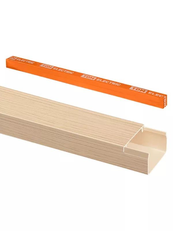 Кабель-канал 25х16 (6 шт по 1 м) "ЭКО" 3D сосна (розн.упак.) TDM