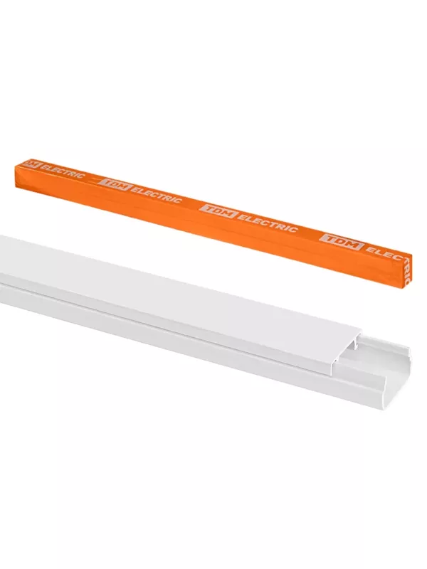 Кабель-канал 15х10 (12 шт по 1 м) белый (розн.упак.) TDM