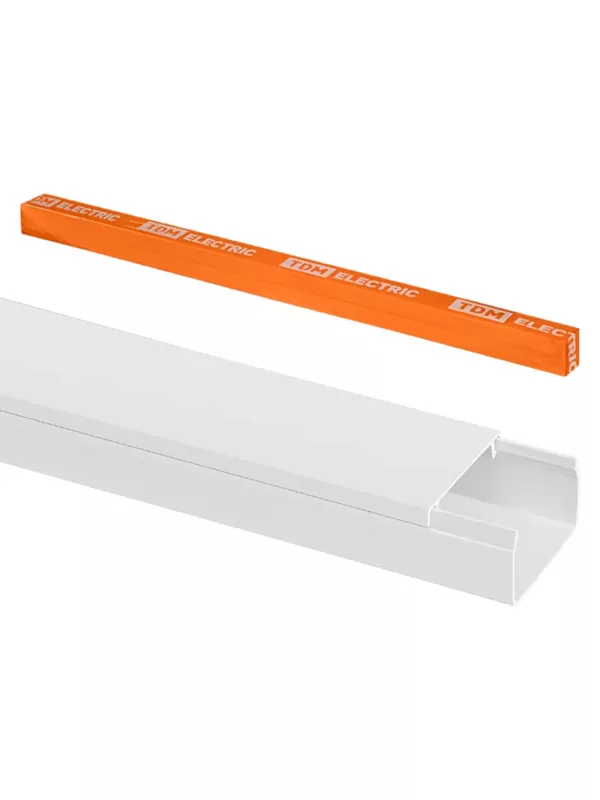 Кабель-канал 25х16 (6 шт по 1 м) белый (розн.упак.) TDM