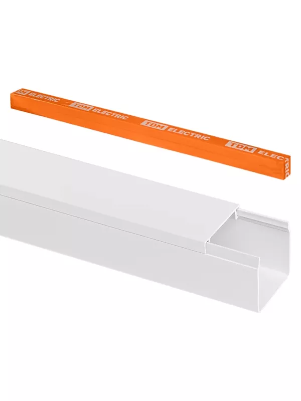 Кабель-канал 25х25 (4 шт по 1 м) белый (розн.упак.) TDM