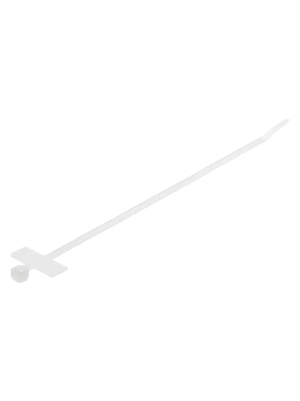 Хомут нейлоновый 3,6 х 205 мм с маркировочной площадкой (белый) (100 шт) TDM