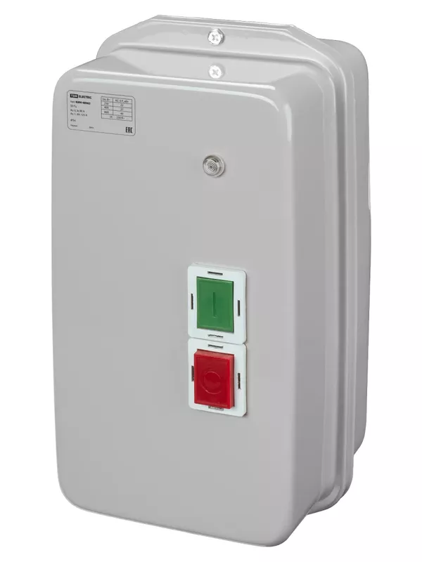 Контактор КМН48062 80А в оболочке с индикатором Ue=220В/АС3 IP54 TDM — изображение 2