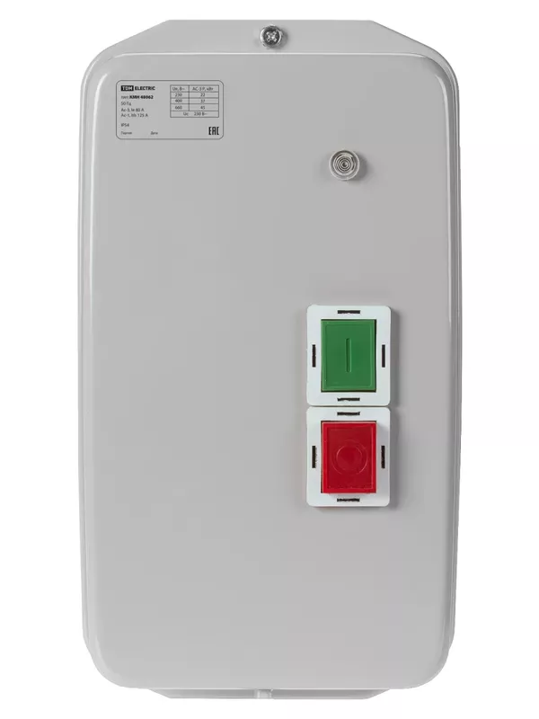 Контактор КМН48062 80А в оболочке с индикатором Ue=220В/АС3 IP54 TDM — изображение 5