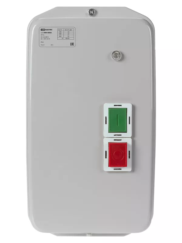 Контактор КМН48062 80А в оболочке с индикатором Ue=380В/АС3 IP54 TDM — изображение 4