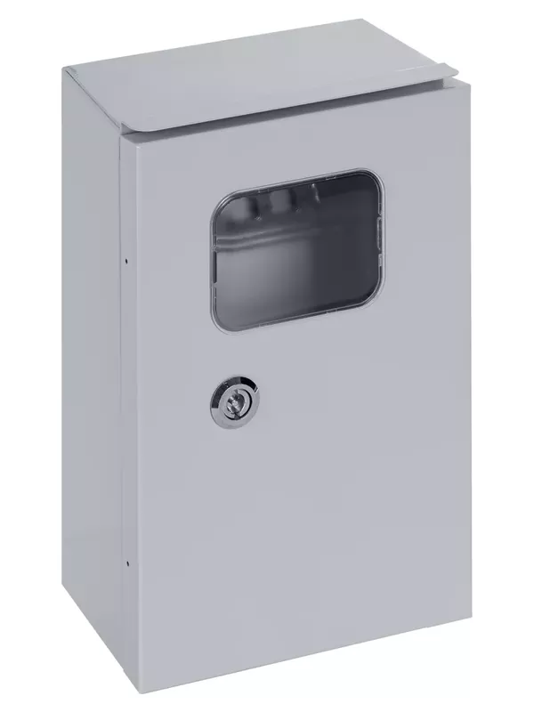 Корпус металлический ЩУ-МП (295х190х110) с окном IP54 Народный эконом
