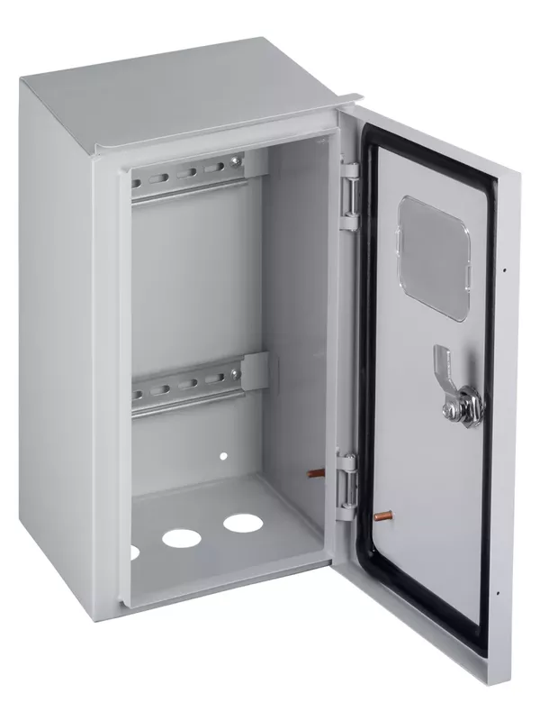 Корпус металлический ЩУ-МП (360х225х140) с окном IP54 Народный эконом
