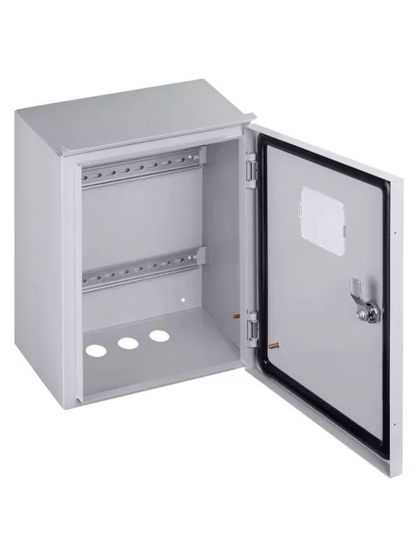 Корпус металлический ЩУ-МП (370х325х180) с окном IP54 Народный эконом