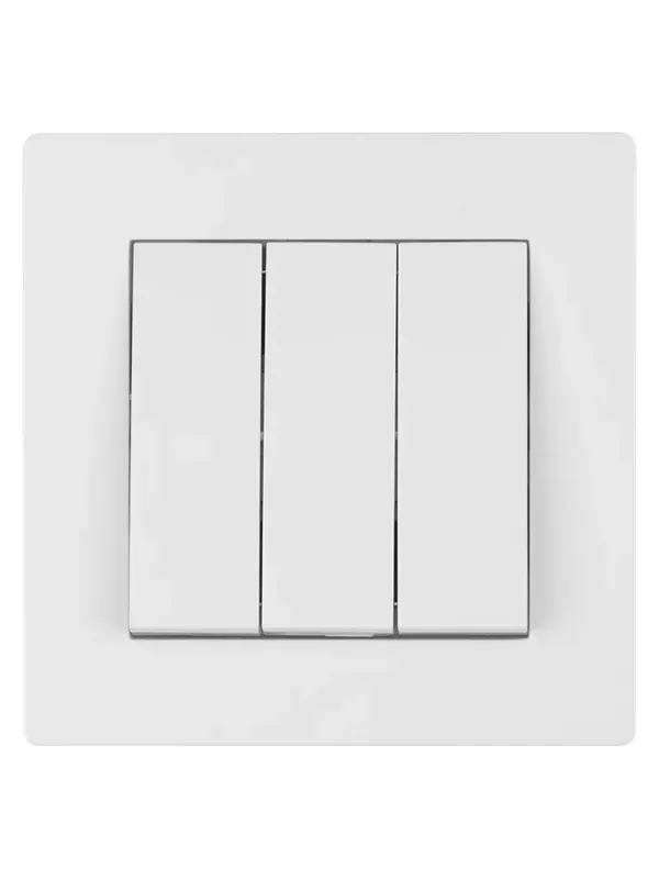 Выключатель 3-х кл. 10А белый "Сенеж" TDM