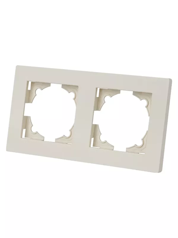 Рамка 2-х постовая сл. кость "Сенеж" TDM