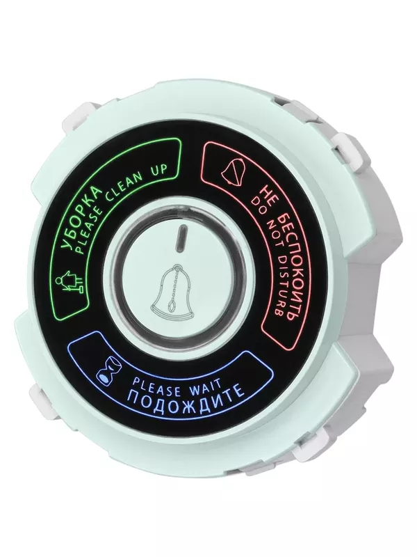 Выключатель "Не беспокоить"/"Уборка" 16А 250В фисташковый, "Байкал" TDM