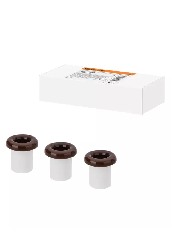 Керамический проходной изолятор для провода  «ЭКО» бук (10шт) TDM