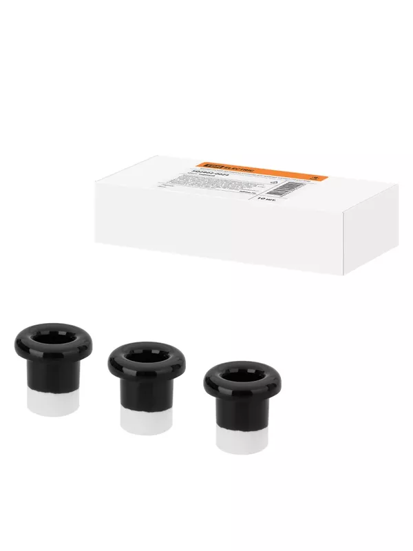 Керамический проходной изолятор для провода черный (10шт) TDM